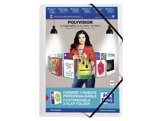 Elastomap Oxford Polyvision A4 incl insteektas tr