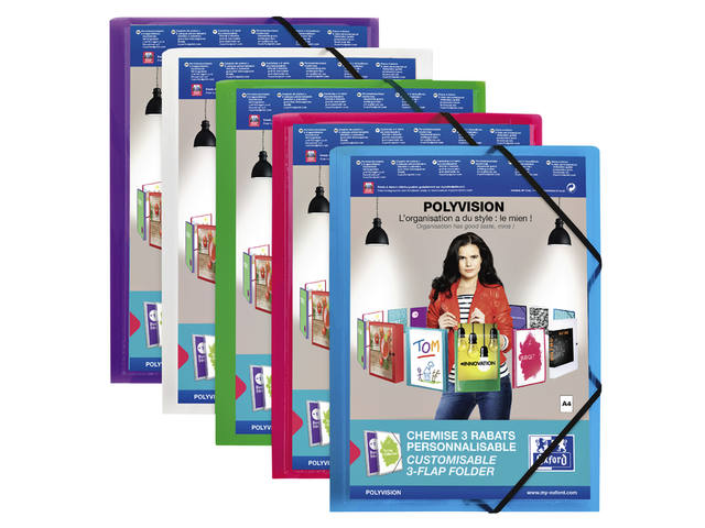 Elastomap Oxford Polyvision A4 incl insteektas tr