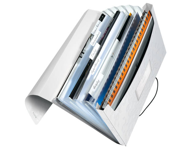 Sorteermap Leitz WOW A4 6vaks PP wit