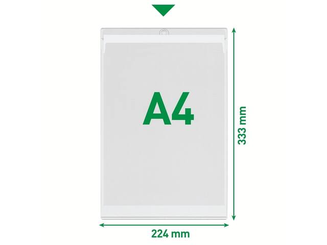 U-map met ophangoog Leitz Premium PVC A4 50st