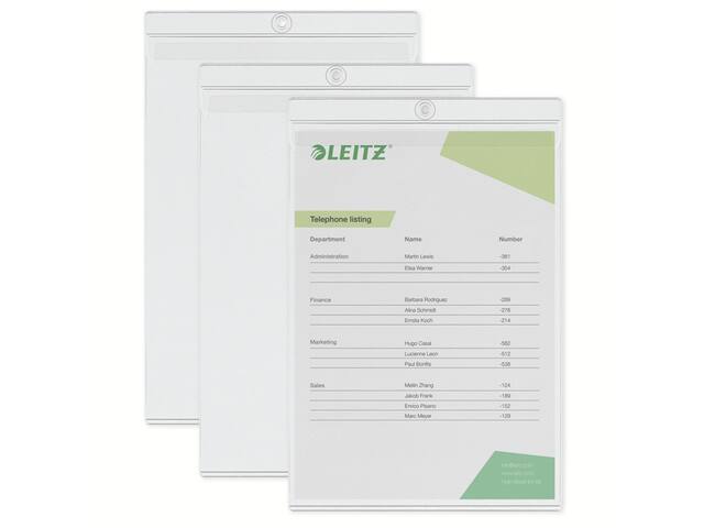 U-map met ophangoog Leitz Premium PVC A4 50st