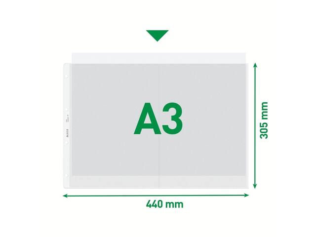 Showtas Leitz Premium PP A3 landscape transparant