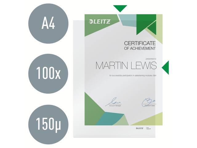 L-map Leitz Premium copy safe PVC A4 transparant