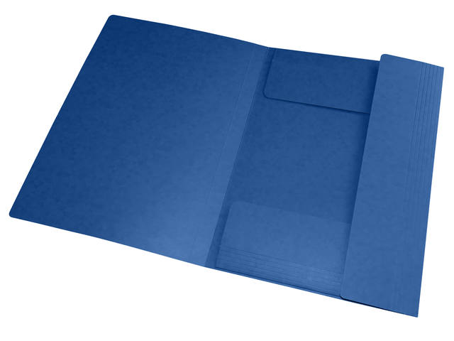 Elastomap Oxford Top File A3 3 kleppen 390gr blauw