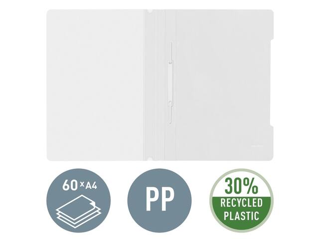 Snelhechter Leitz standaard A4 PP wit