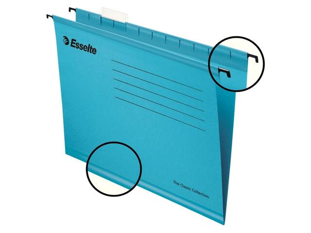Hangmap Esselte Classic folio V-bodem 382x240mm bl