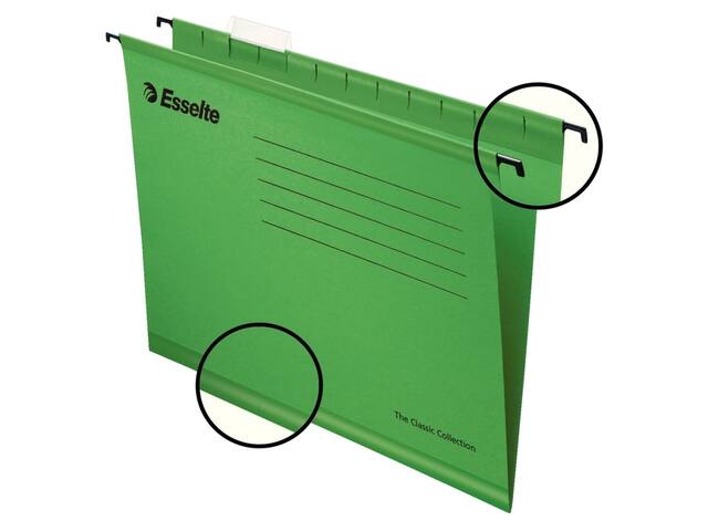 Hangmap Esselte Classic folio V-bodem 382x240mm gr