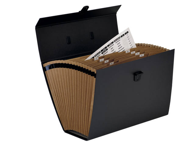 Sorteerkoffer Bankers Box Handifile 19vk zwart