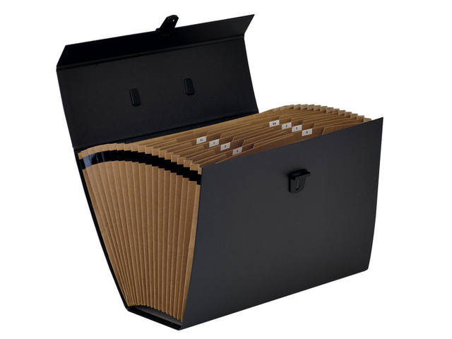 Sorteerkoffer Bankers Box Handifile 19vk zwart