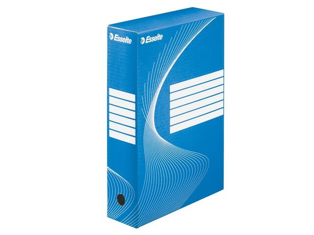 Archiefdoos Esselte Boxycolor 80mm 352x250mm blauw
