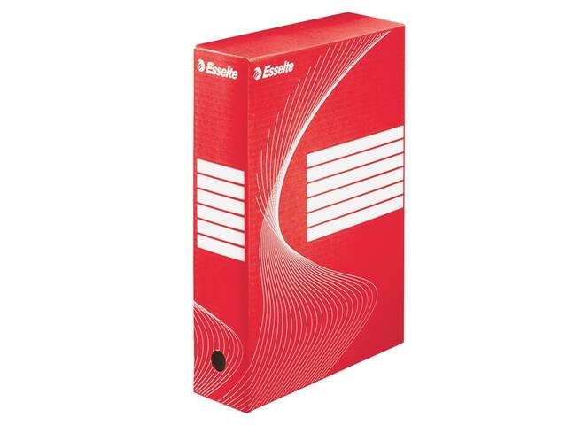 Archiefdoos Esselte Boxycolor 80mm 250x352mm rood
