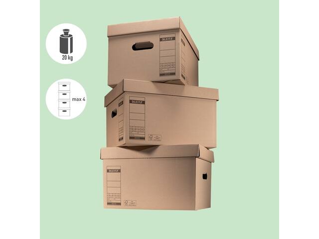 Archiefdoos deksel Leitz Premium 335x280x440mm br