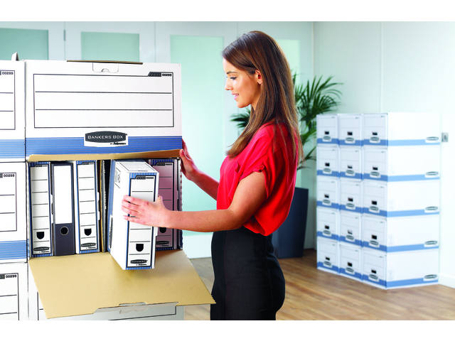 Archiefdoos Bankers box A4 system 150mm transfer
