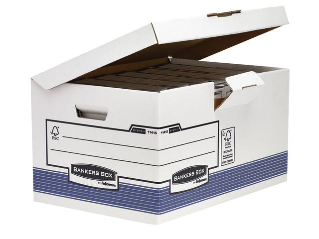 Archiefdoos bankers box system fold flip top maxi