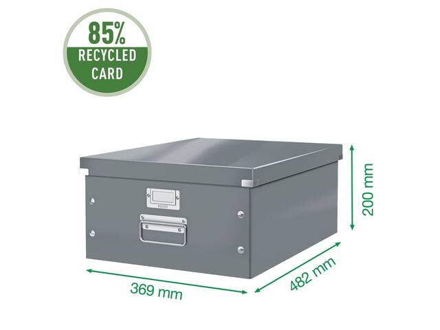 Opbergbox Leitz WOW Click Store 350x188x450mm wt