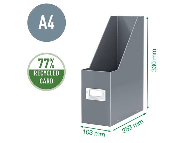 Tijdschriftencassette Leitz WOW click store wit
