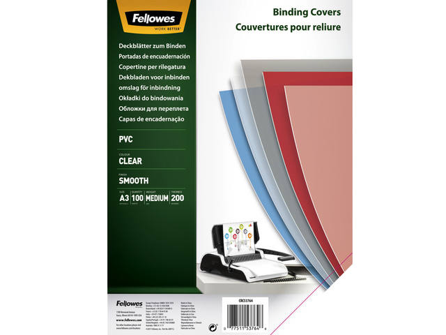 Voorblad Fellowes A3 PVC 200micron