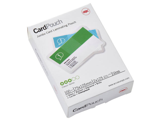 Lamineerhoes GBC club card 75x105mm 2x125micron