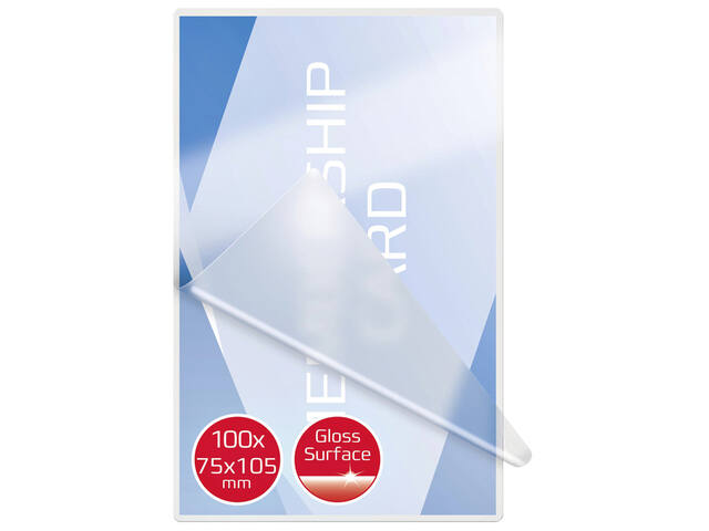 Lamineerhoes GBC club card 75x105mm 2x125micron