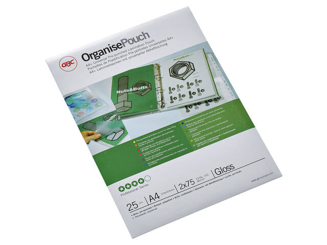 Lamineerhoes GBC Organize A4 2x75micron