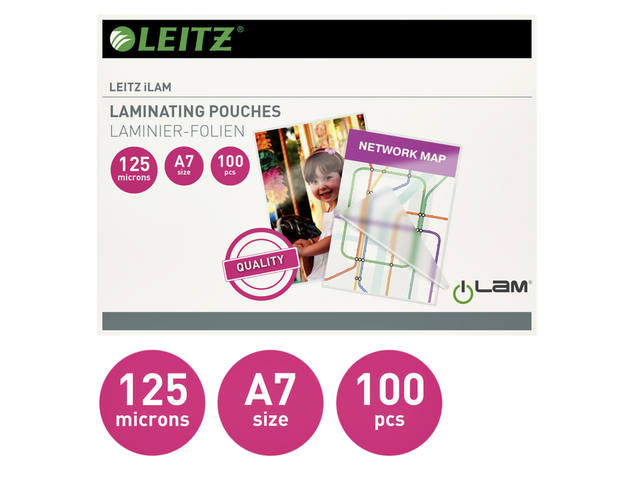 Lamineerhoes Leitz iLAM A7 2x125micron EVA
