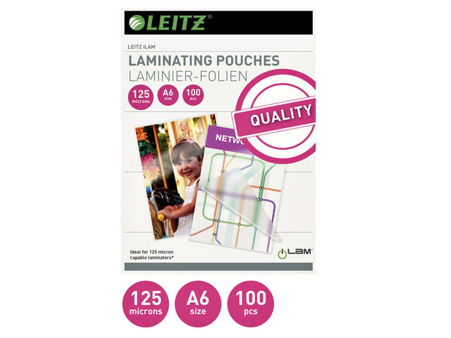 Lamineerhoes Leitz iLAM A6 2x125micron EVA