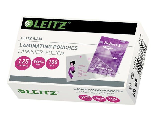 Lamineerhoes Leitz iLAM 54x85mm 2x125micron EVA