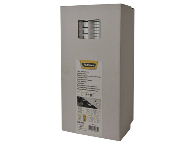 Bindrug Fellowes 8mm 21rings A4 blauw