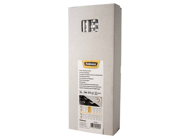Bindrug Fellowes 10mm 21rings A4 wit
