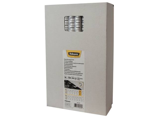 Bindrug Fellowes 16mm 21rings A4 wit