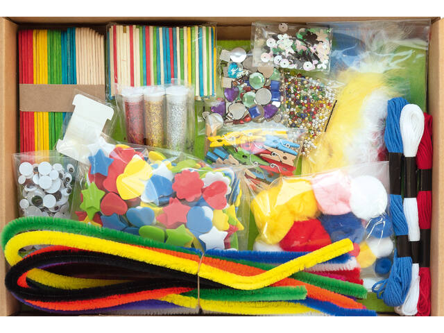 Hobby artikelen Folia meer dan 1300 stuks assorti