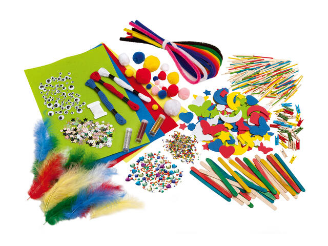 Hobby artikelen Folia meer dan 1300 stuks assorti