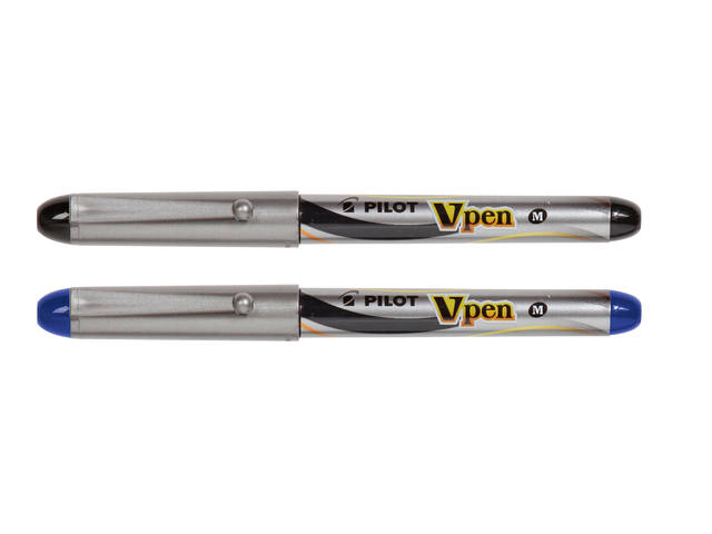 Vulpen PILOT Vpen M zilver blauw