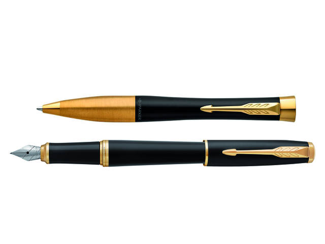 Balpen en vulpen Parker Urban GT M mat zwart