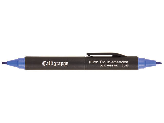 Kalligrafiepen Itoya CL10 1.5 en 3.0mm blauw