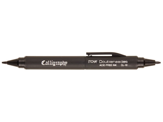 Kalligrafiepen Itoya CL10 1.5 en 3.0mm zwart