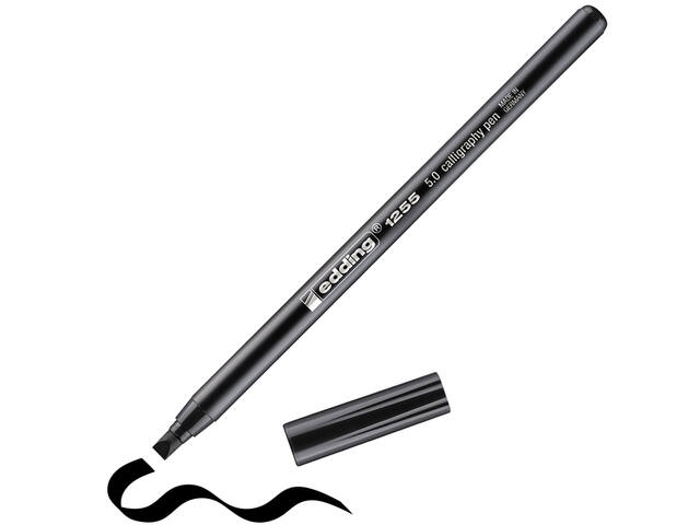 Kalligrafiepen edding 1255 5.0mm zwart