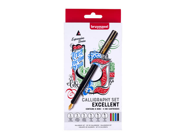 Kalligrafieset Bruynzeel Expression Excellent 14st