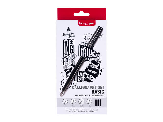 Kalligrafieset Bruynzeel Expression Basic 8st