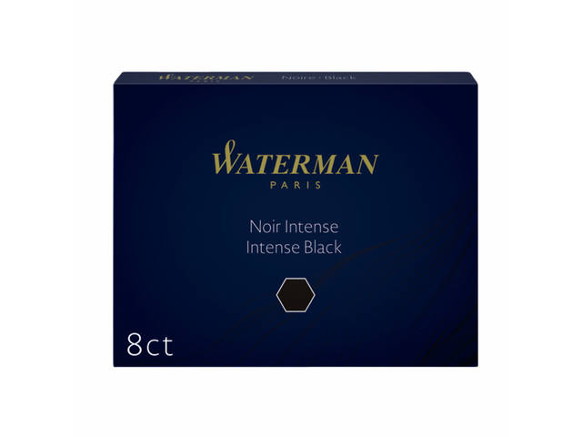 Inktpatroon Waterman nr23 lang zwart