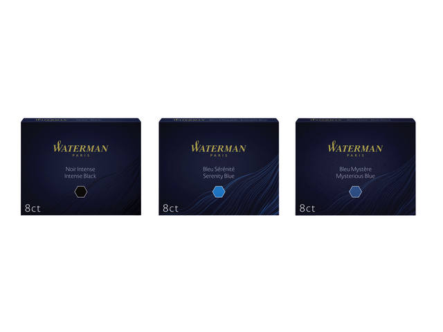 Inktpatroon Waterman nr23 lang blauwzwart