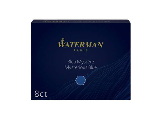Inktpatroon Waterman nr23 lang blauwzwart