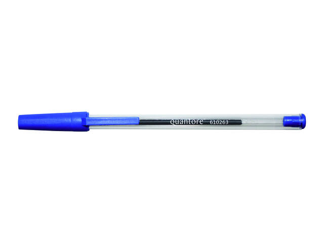 Balpen Quantore stick blauw