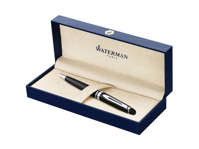 Balpen Waterman Expert CT M lak zwart