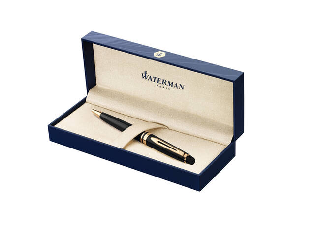 Balpen Waterman Expert GT M lak zwart