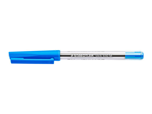 Balpen Staedtler stick 430 M blauw