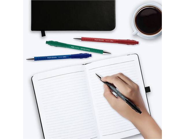 Balpen Papermate Flexgrip Ultra M blauw valuepack