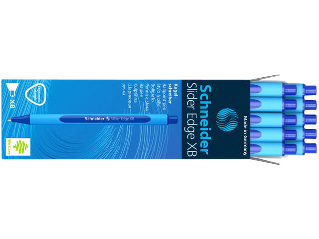 Balpen Schneider Slider Edge XB blauw