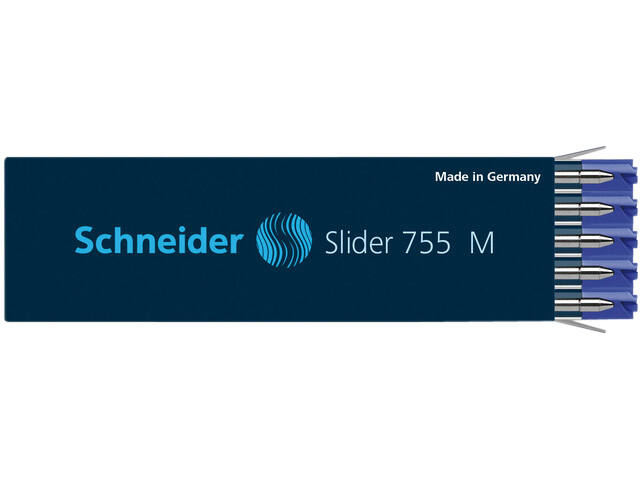 Balpenvulling Schneider 755 Slider Jumbo M blauw