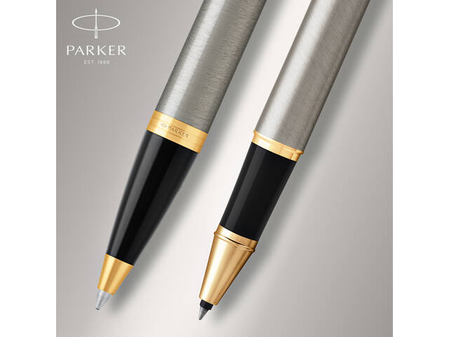Balpen en rollerpen Parker IM GT M geborsteld mtl